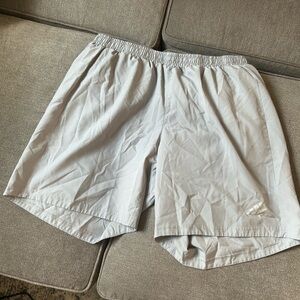 Adidas Gray Athletic Shorts Lightweight Elastic Waist